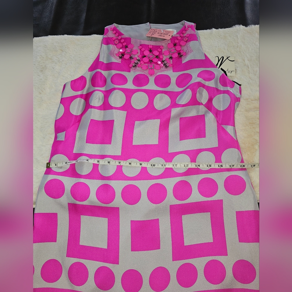 MILLY Geometric Dress WOW - Picture 6 of 7
